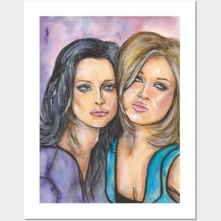 Jennifer Aniston and Courteney Cox Posters and Art